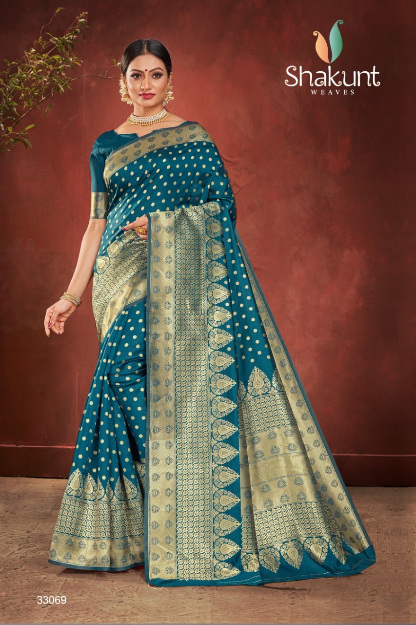 shakunt weaves swarnrekha vol 2 art silk innovative look saree catalog