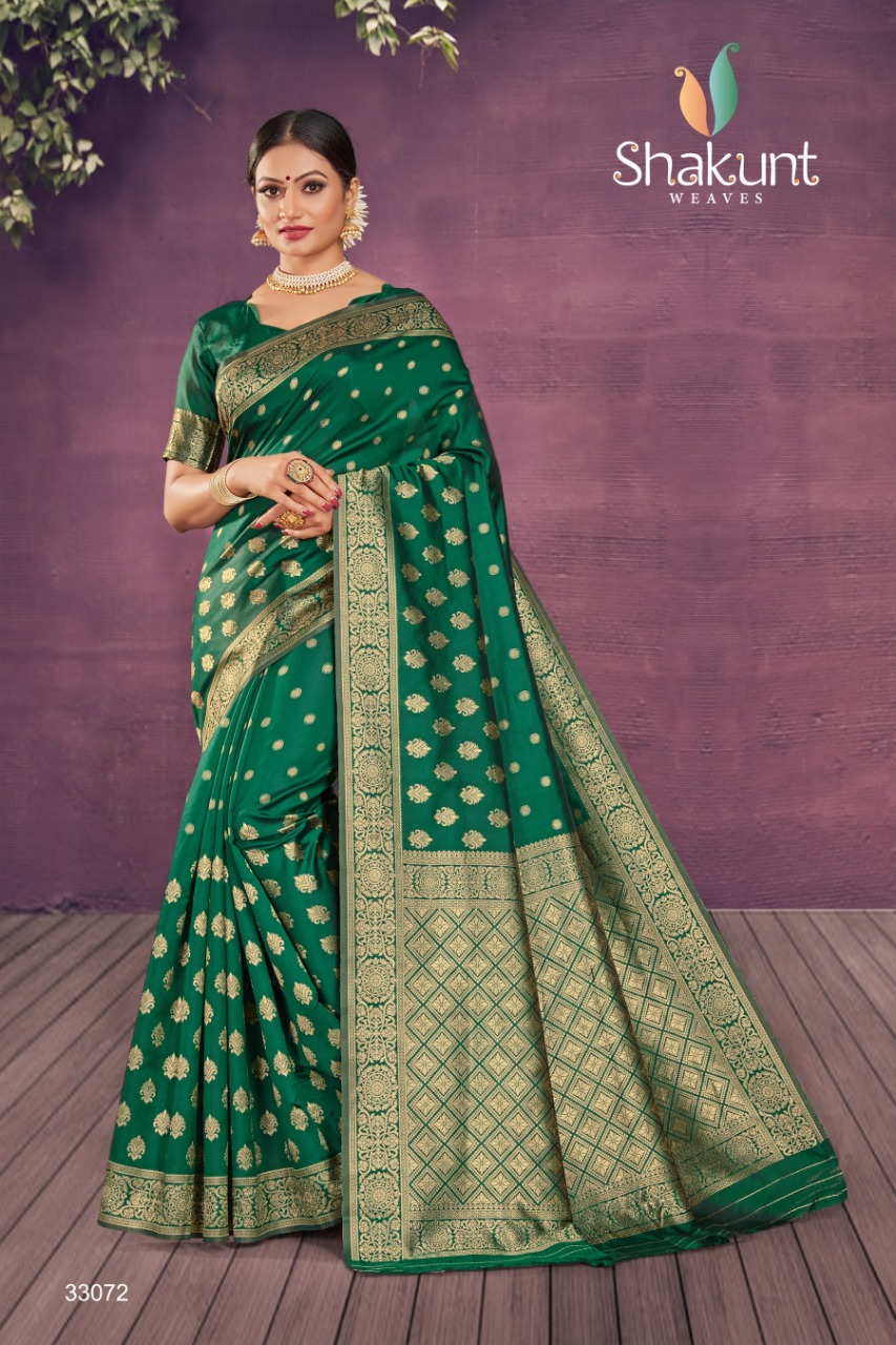 shakunt weaves swarnrekha vol 3 art silk regal look saree catalog