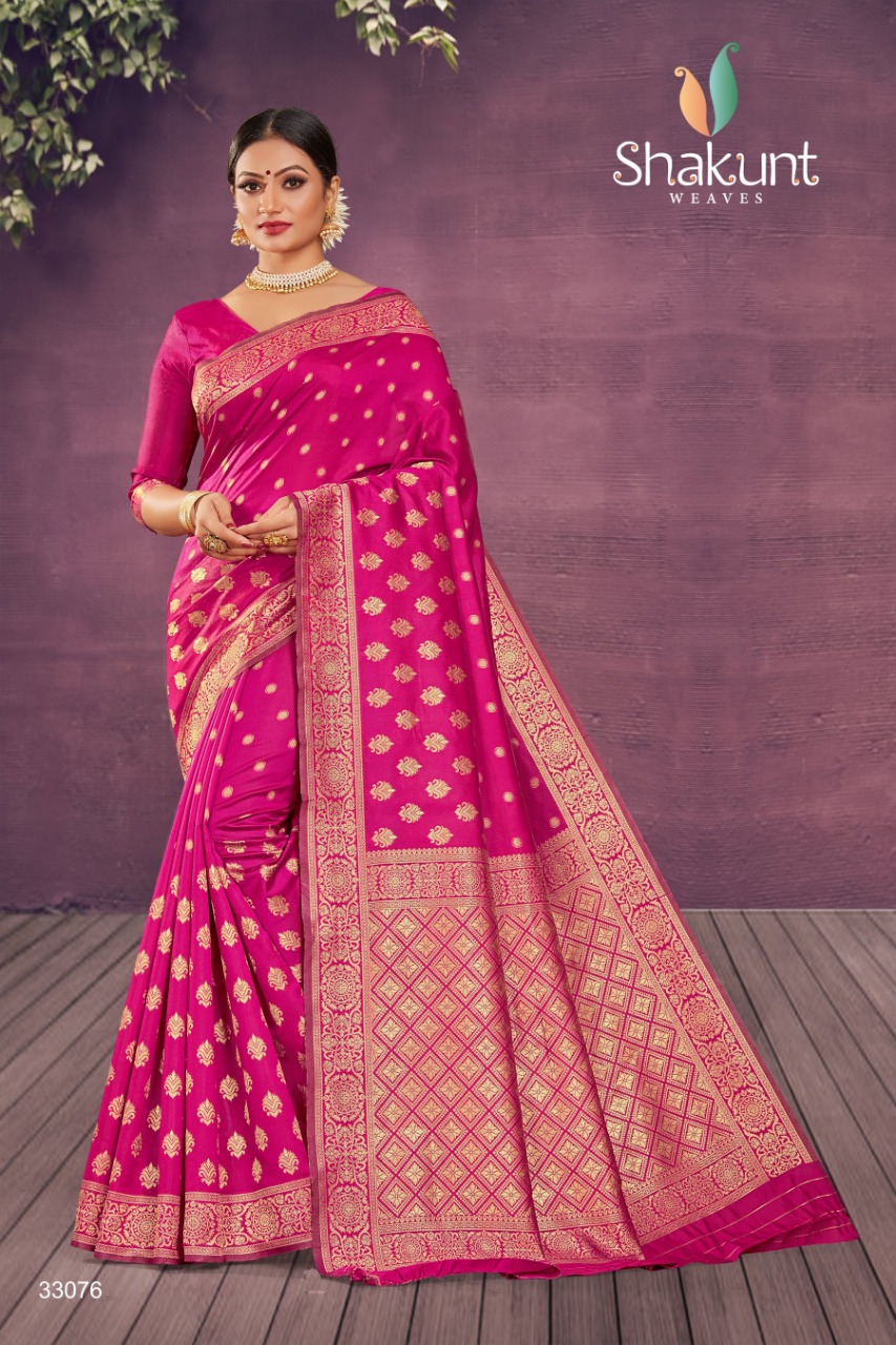 shakunt weaves swarnrekha vol 3 art silk regal look saree catalog