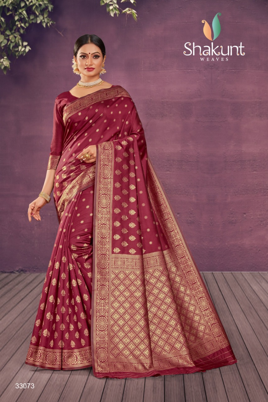 shakunt weaves swarnrekha vol 3 art silk regal look saree catalog