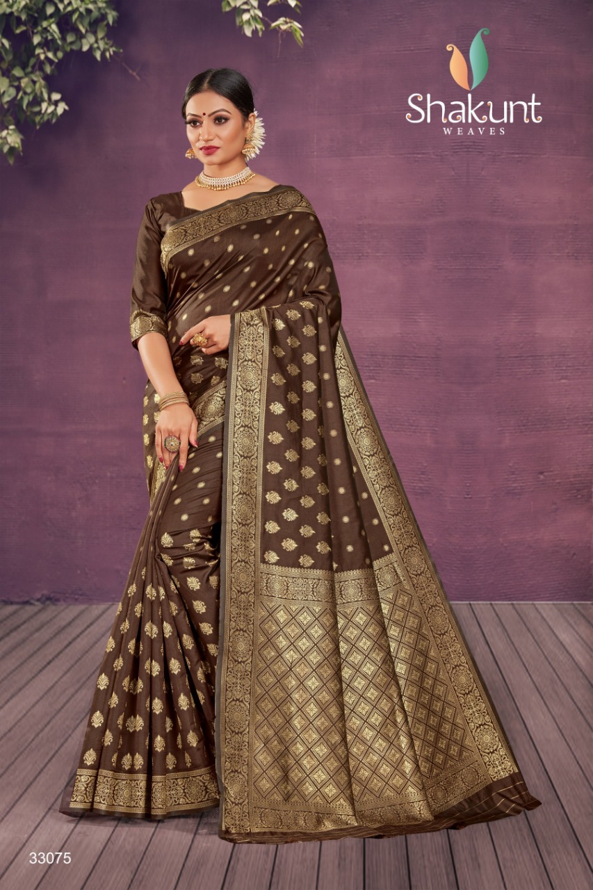 shakunt weaves swarnrekha vol 3 art silk regal look saree catalog