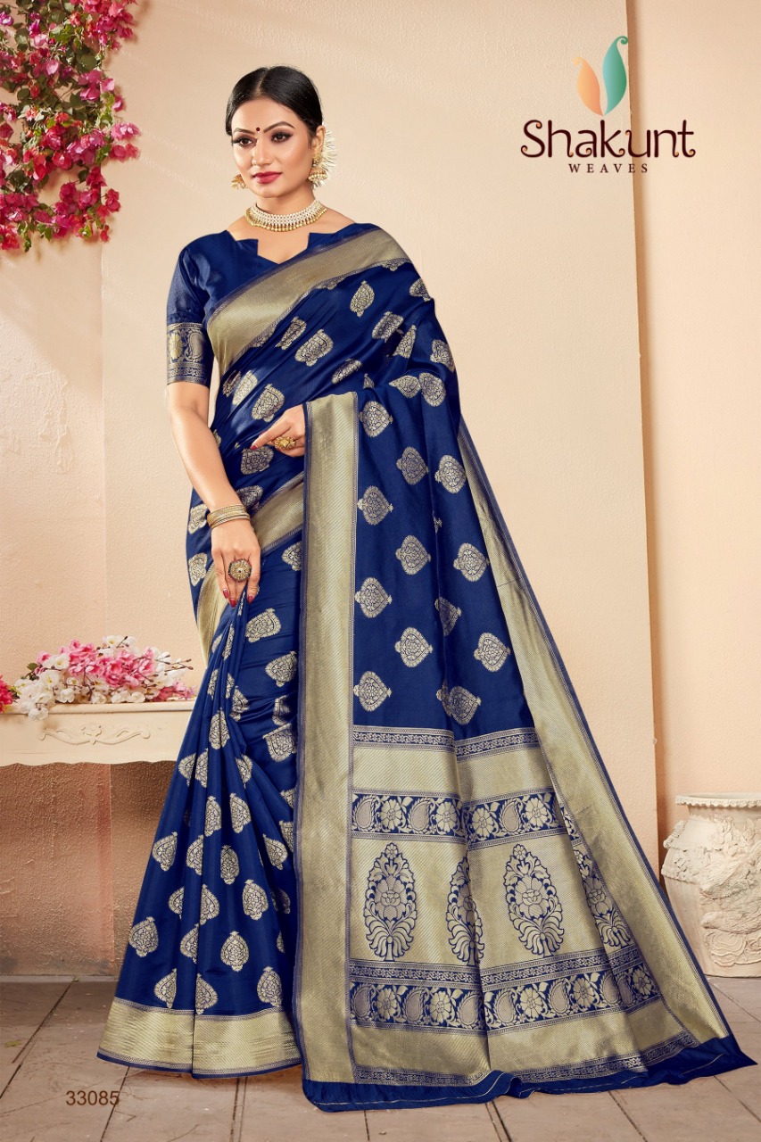 shakunt weaves swarnrekha vol 5 art silk elegant look saree catalog