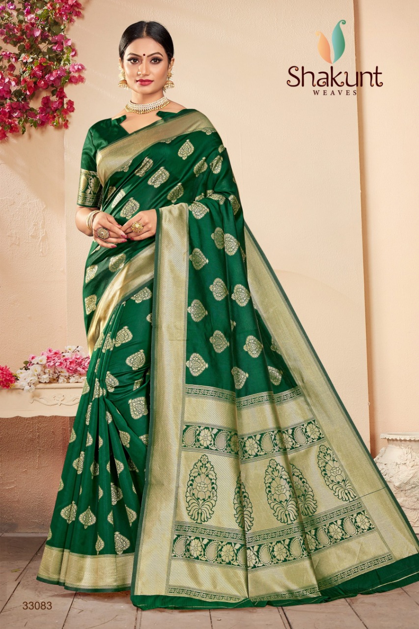 shakunt weaves swarnrekha vol 5 art silk elegant look saree catalog