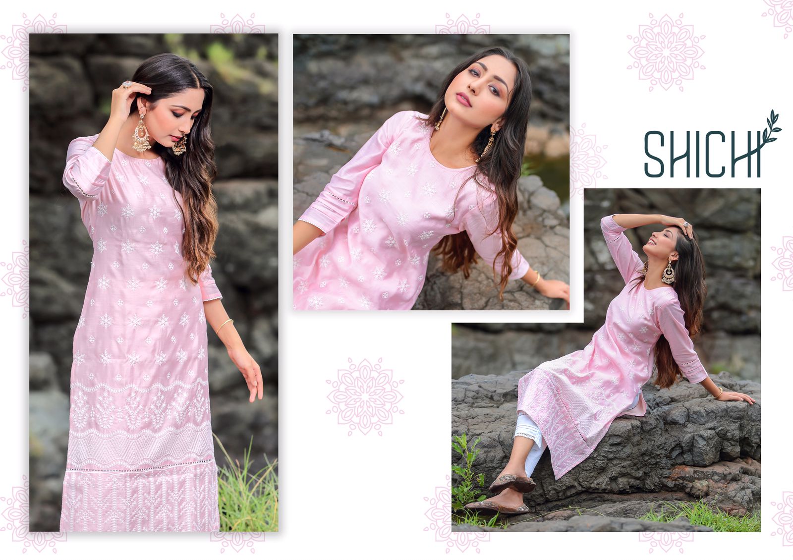 shichi qurbat silk innovative style kurti with pant catalog OLD