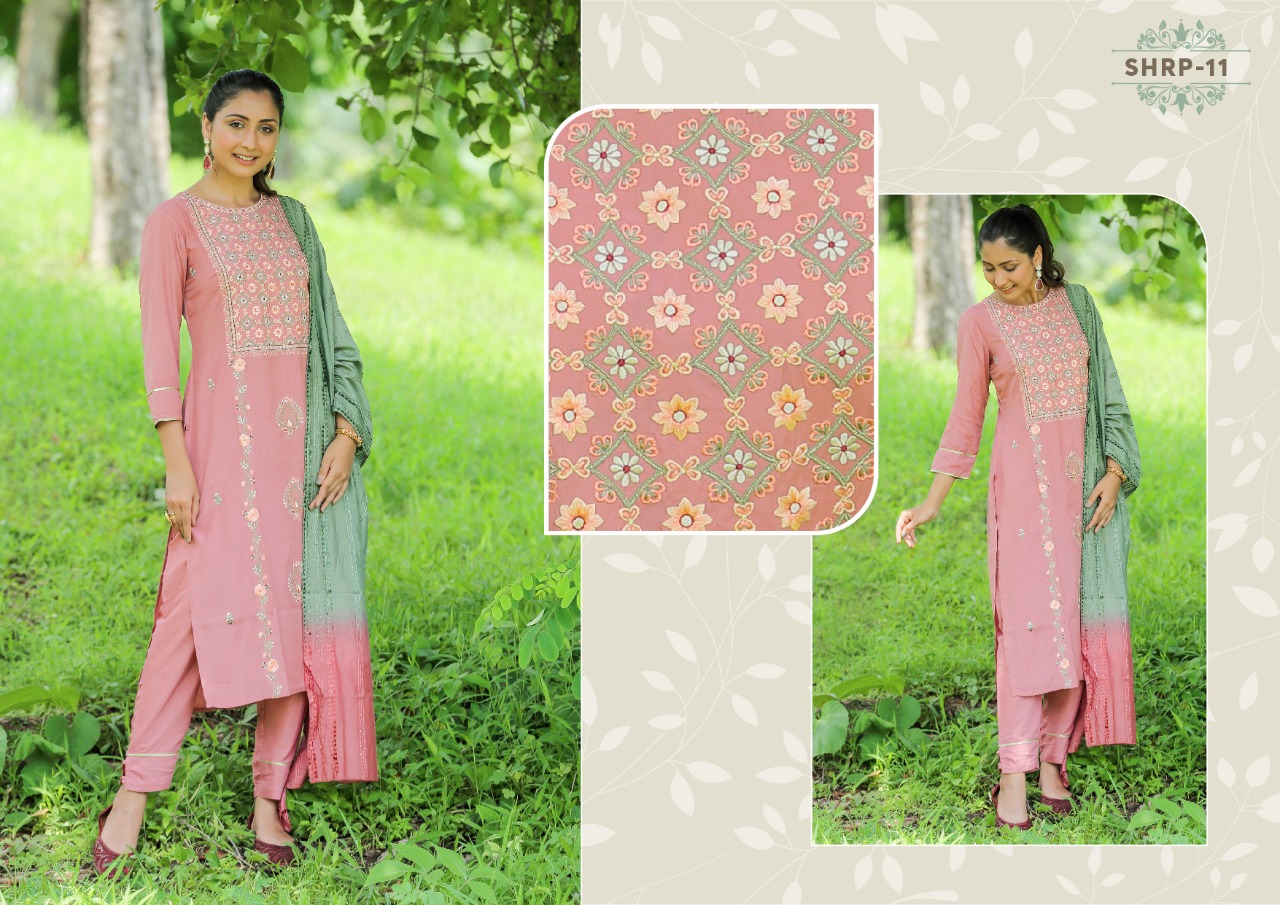 shichi rangpreet viscose astonishing kurti with pant and dupatta  catalog OLD