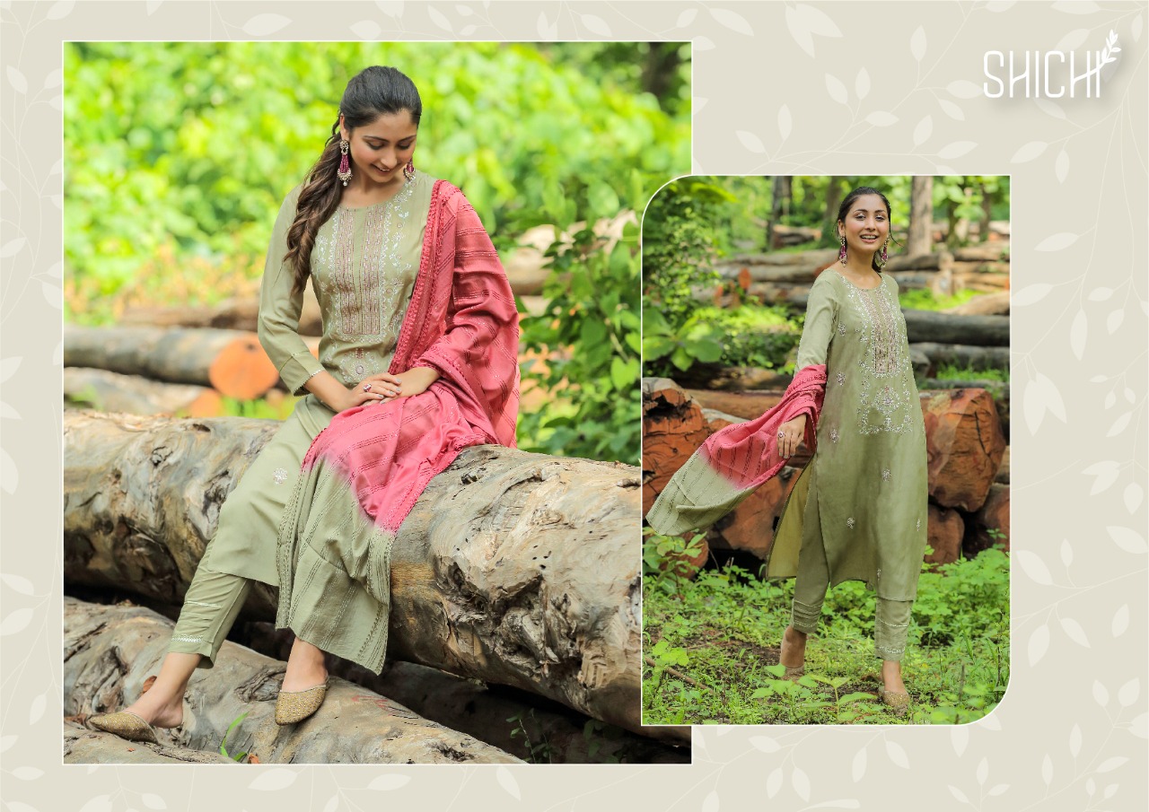 shichi rangpreet viscose astonishing kurti with pant and dupatta  catalog OLD