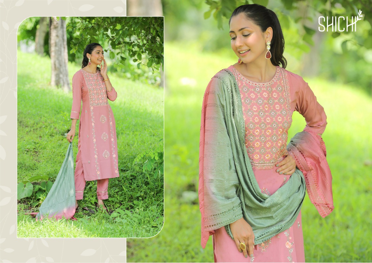 shichi rangpreet viscose astonishing kurti with pant and dupatta  catalog OLD