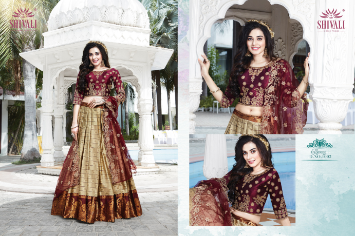 shivali fashion riwazz vol 2 festive look lehngha catalog