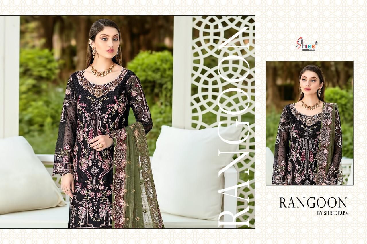 shree fab rangoon jorget elegant salwar suit catalog