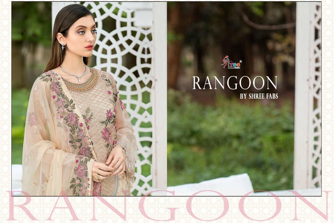 shree fab rangoon jorget elegant salwar suit catalog