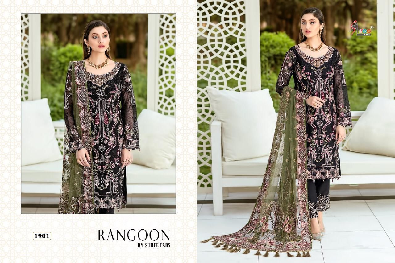 shree fab rangoon jorget elegant salwar suit catalog