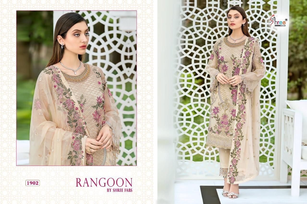 shree fab rangoon jorget elegant salwar suit catalog