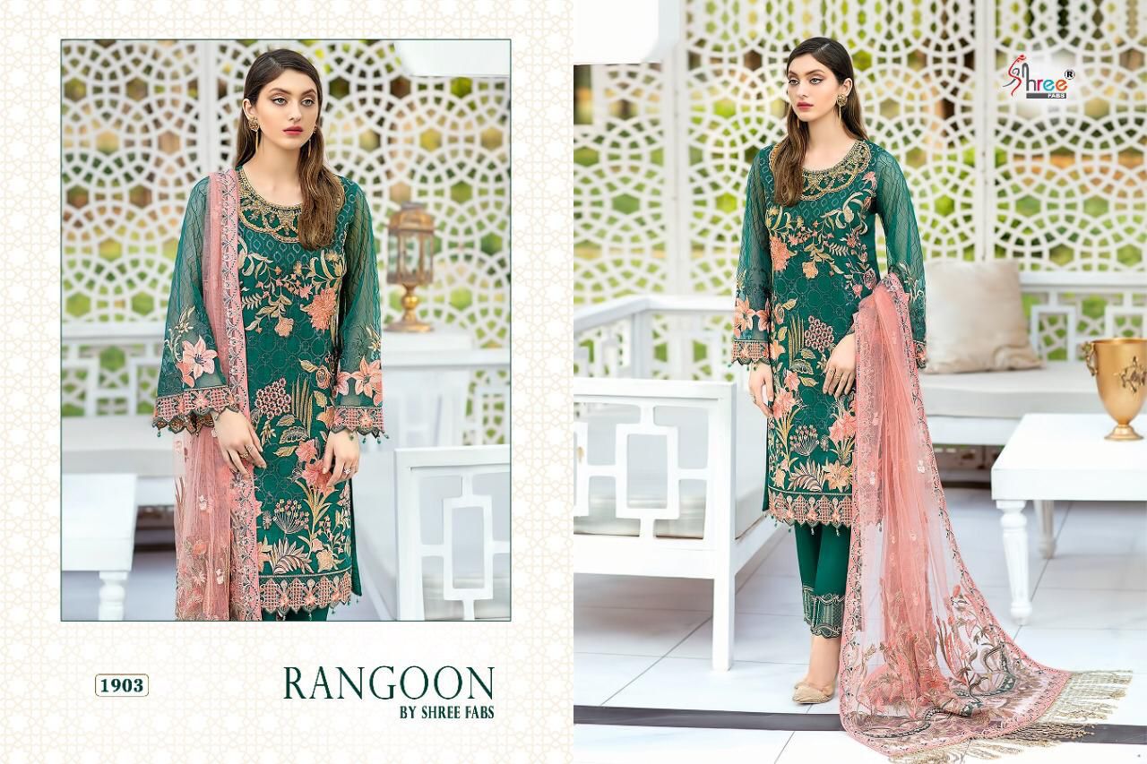 shree fab rangoon jorget elegant salwar suit catalog