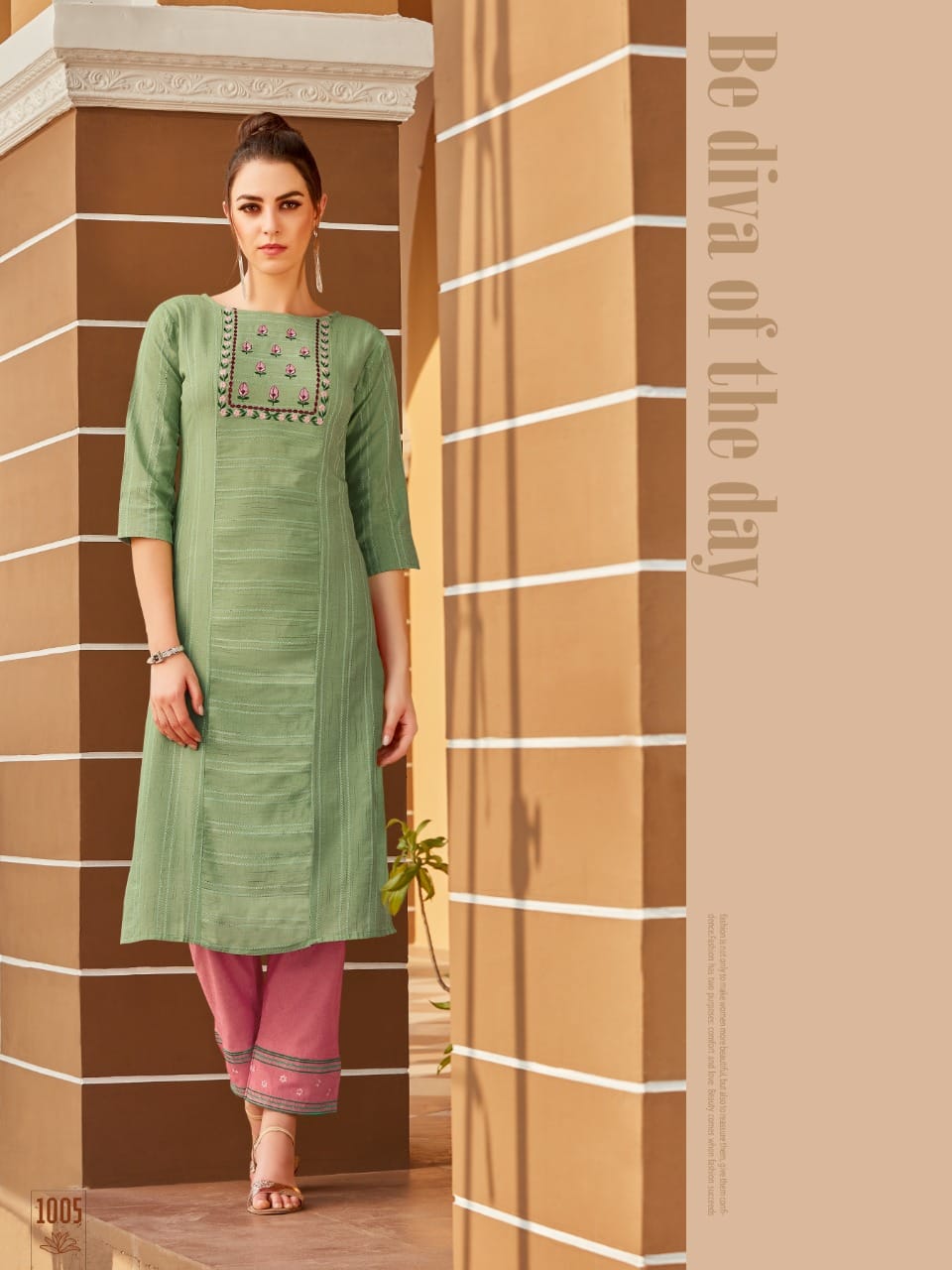 Syasii matic cotton authentic fabric kurti  catalog