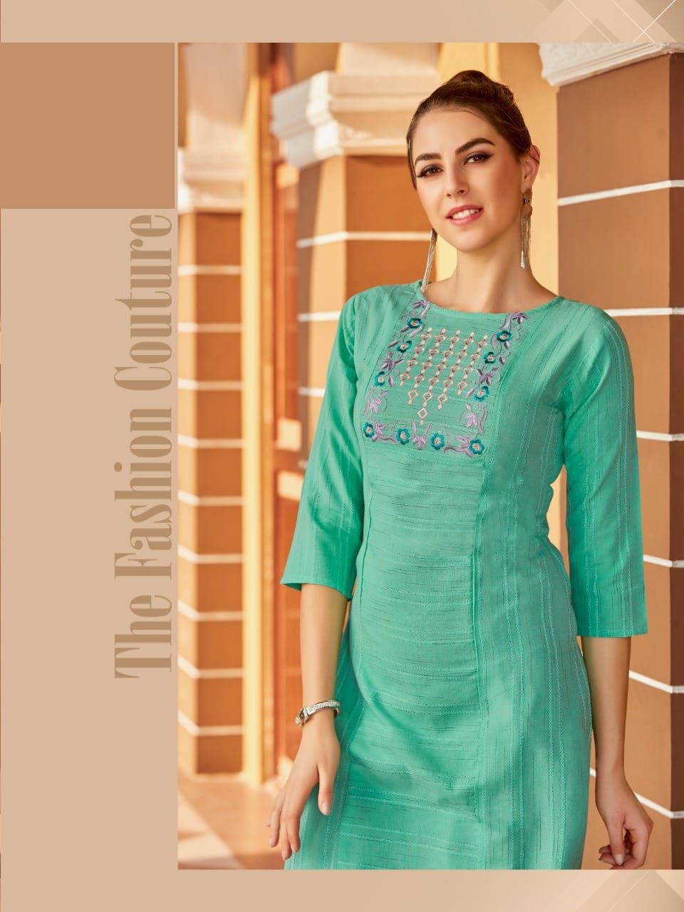 Syasii matic cotton authentic fabric kurti  catalog