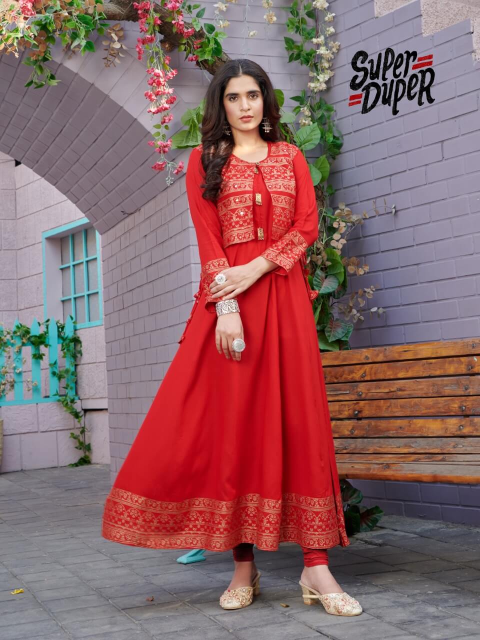 tc super duper hit rayon classic trendy look kurti catalog