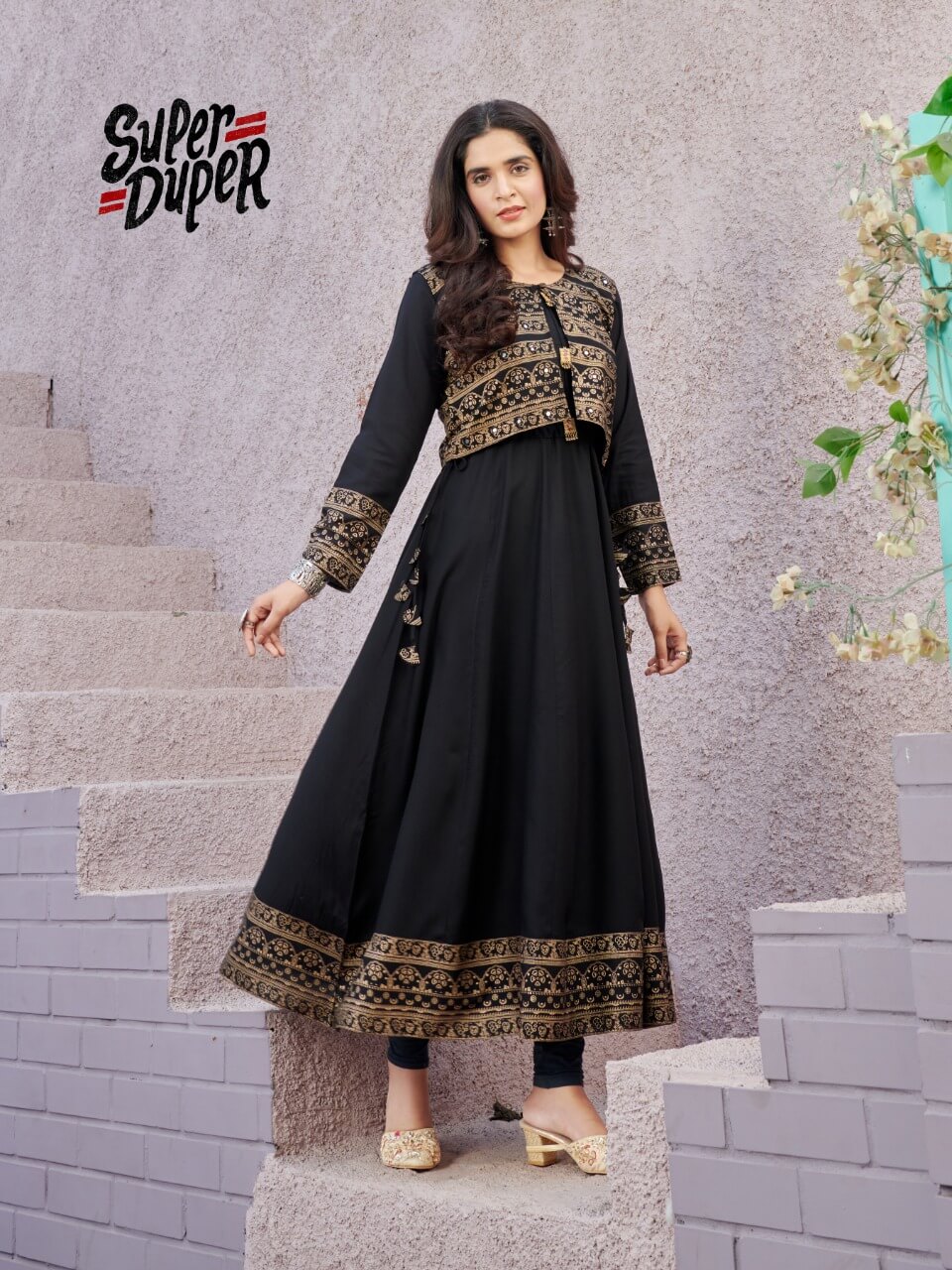 tc super duper hit rayon classic trendy look kurti catalog