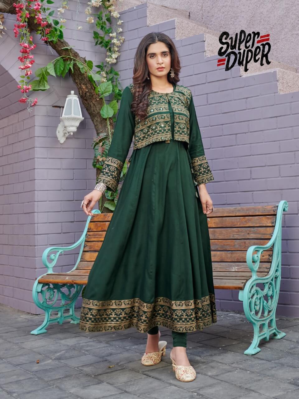 tc super duper hit rayon classic trendy look kurti catalog