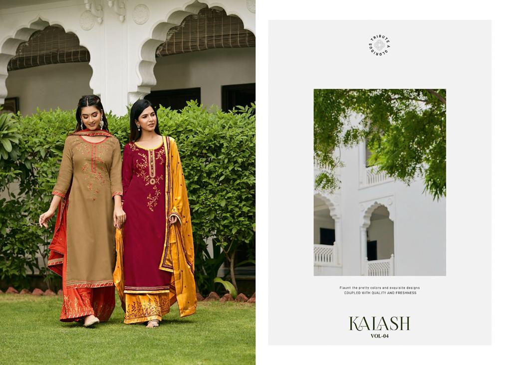 triple aaa kalash vol 4  silk astonishing salwar suit catalog