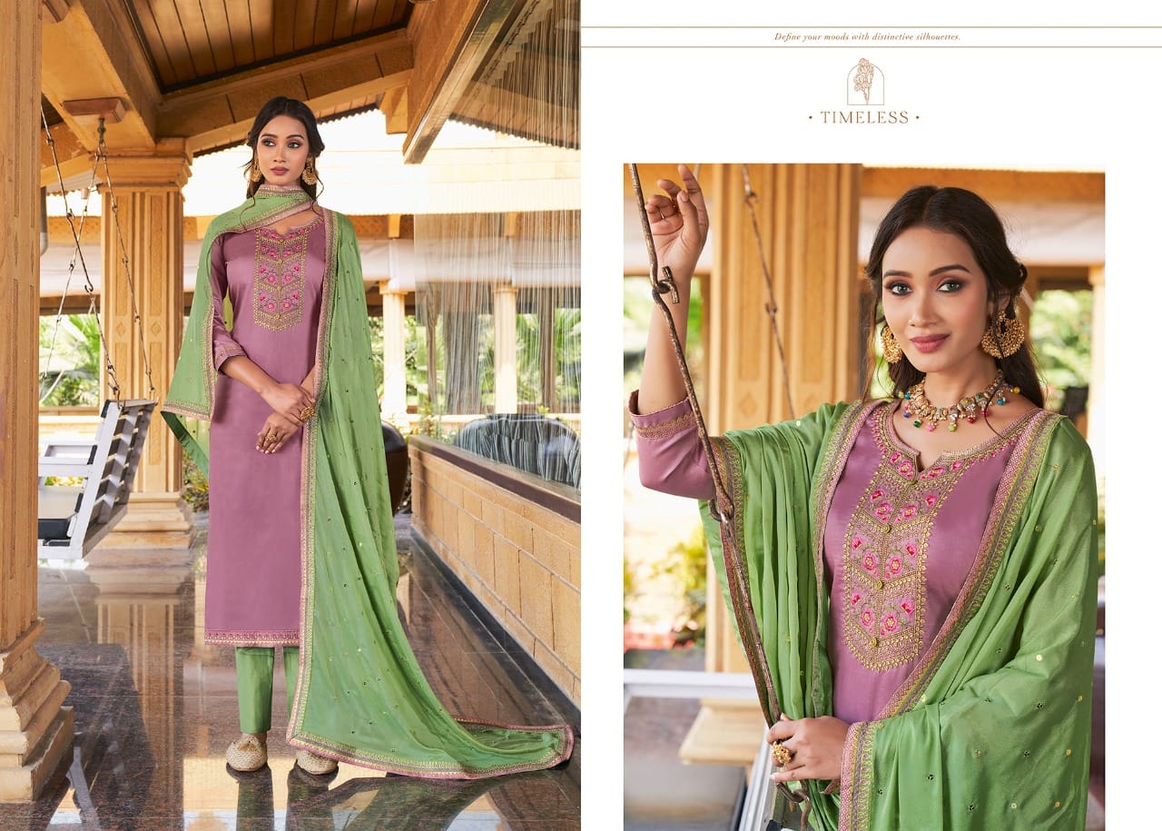 triple aaa kundan premium jam silk innovative style salwar suit catalog