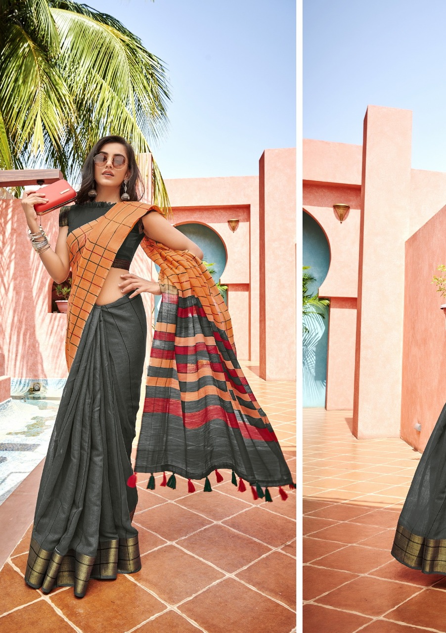 triveni sarees mfune 3 cotton astonishing saree catalog