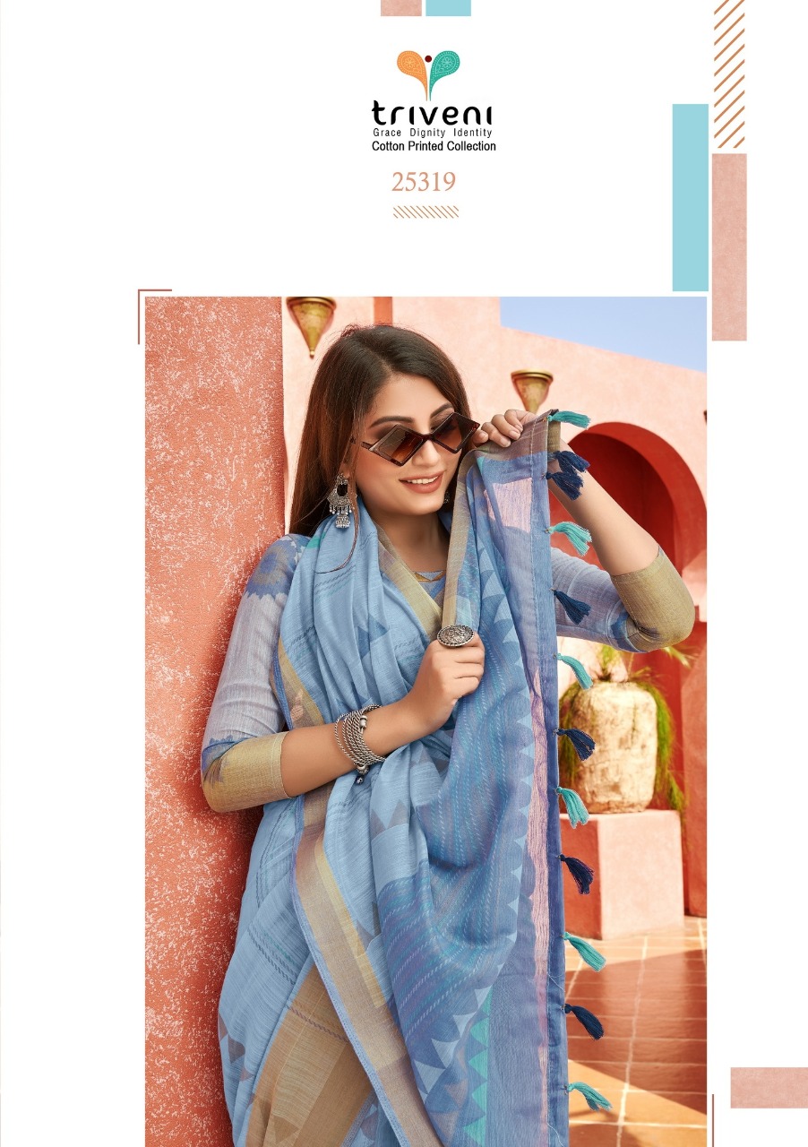 triveni sarees mfune 3 cotton astonishing saree catalog