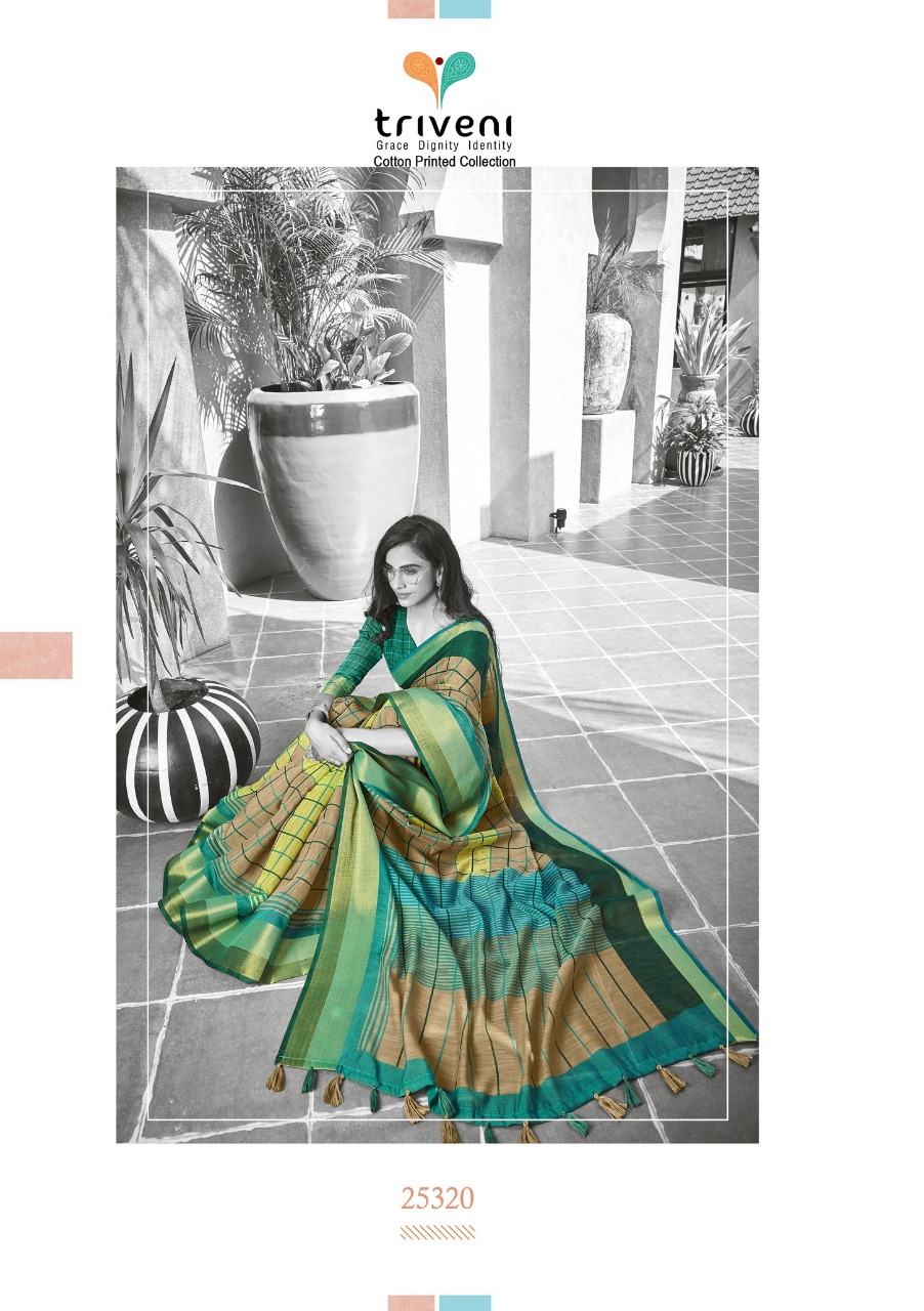 triveni sarees mfune 3 cotton astonishing saree catalog