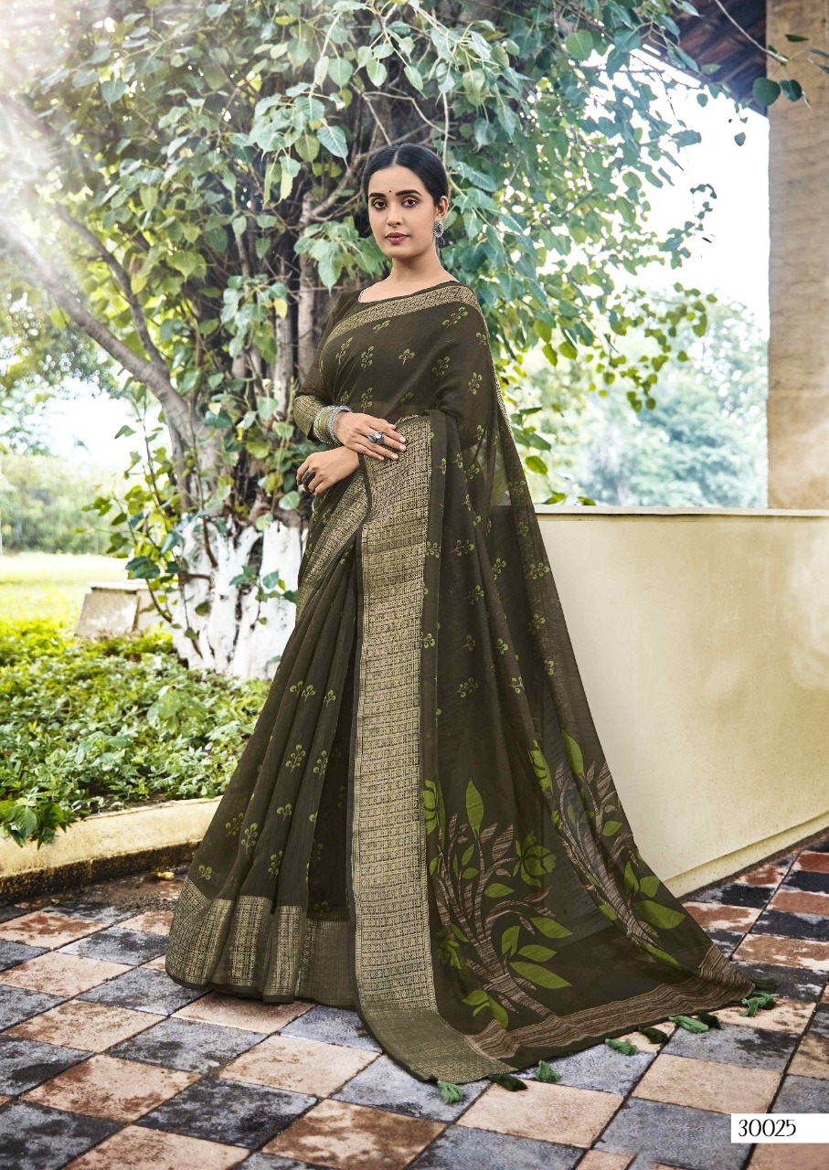 triveni sarees rajkumari 2 cotton elegant saree catalog