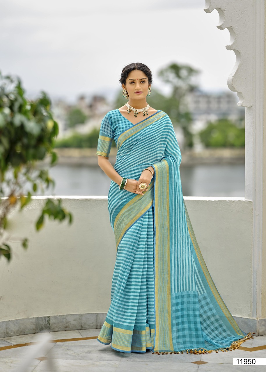 triveni sarees wings cotton exclusive print saree catalog