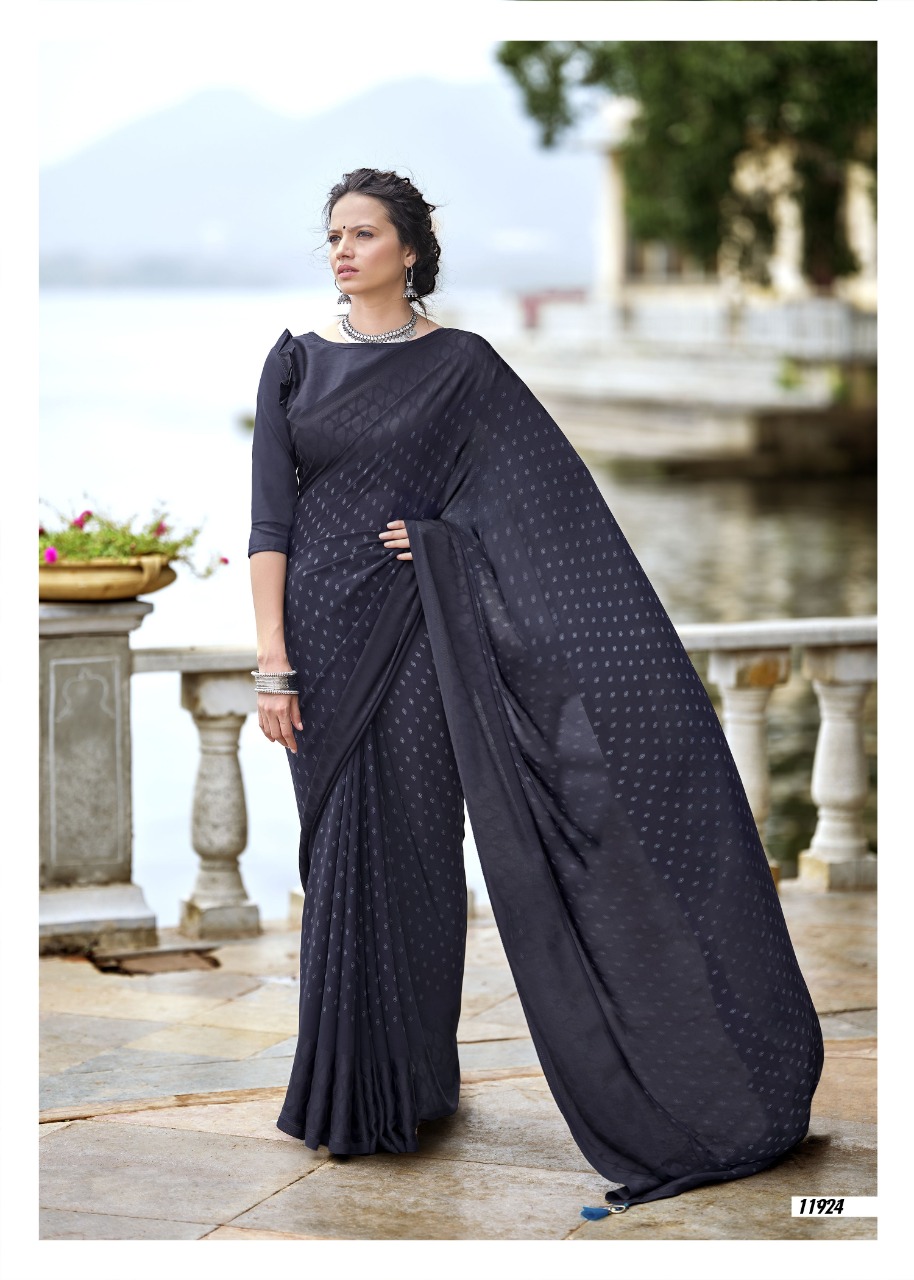 vallabhi prints feyona georgette regal look saree catalog