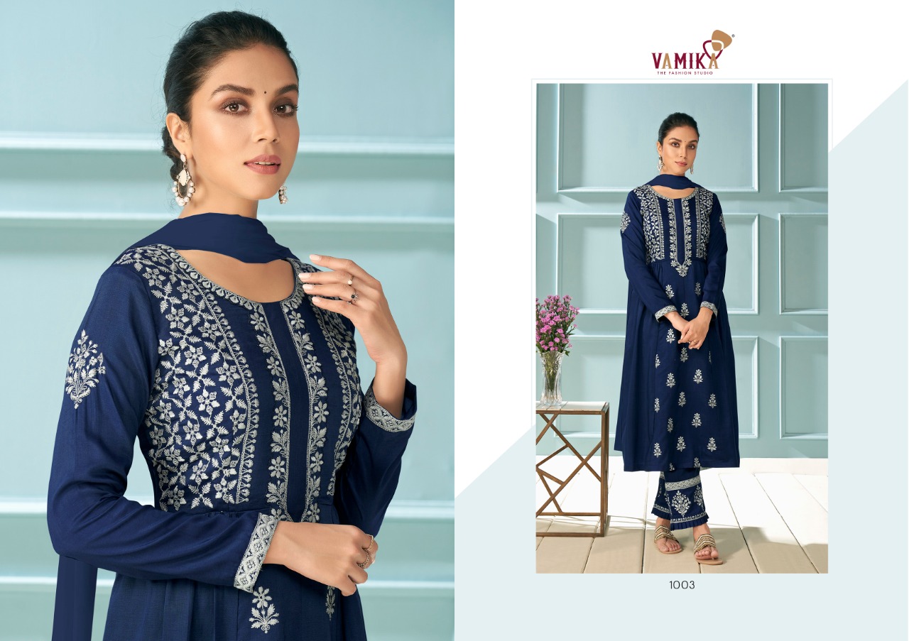 vamika lakhnawi vol 1 reyon elegant top bottom with dupatta catalog