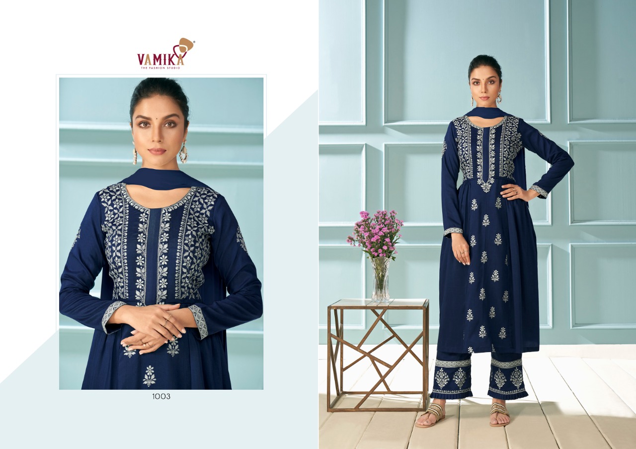 vamika lakhnawi vol 1 reyon elegant top bottom with dupatta catalog