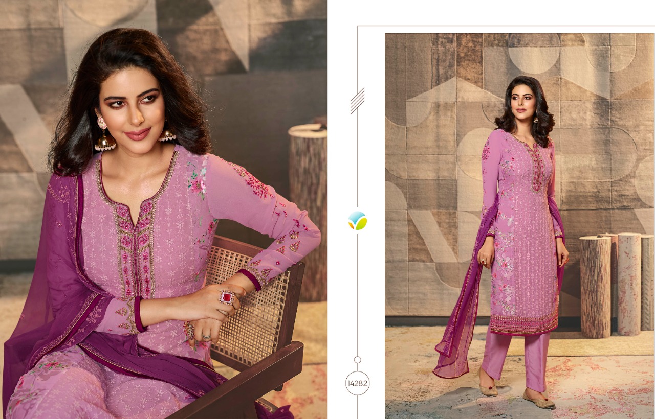 vinay fashion kaseesh excellence exclusive embroidary look salwar suit catalog