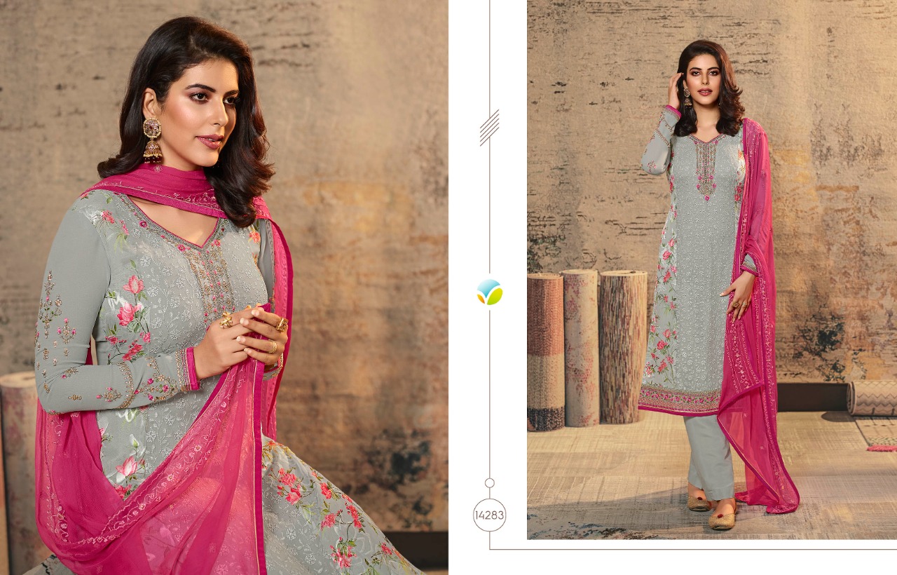 vinay fashion kaseesh excellence exclusive embroidary look salwar suit catalog