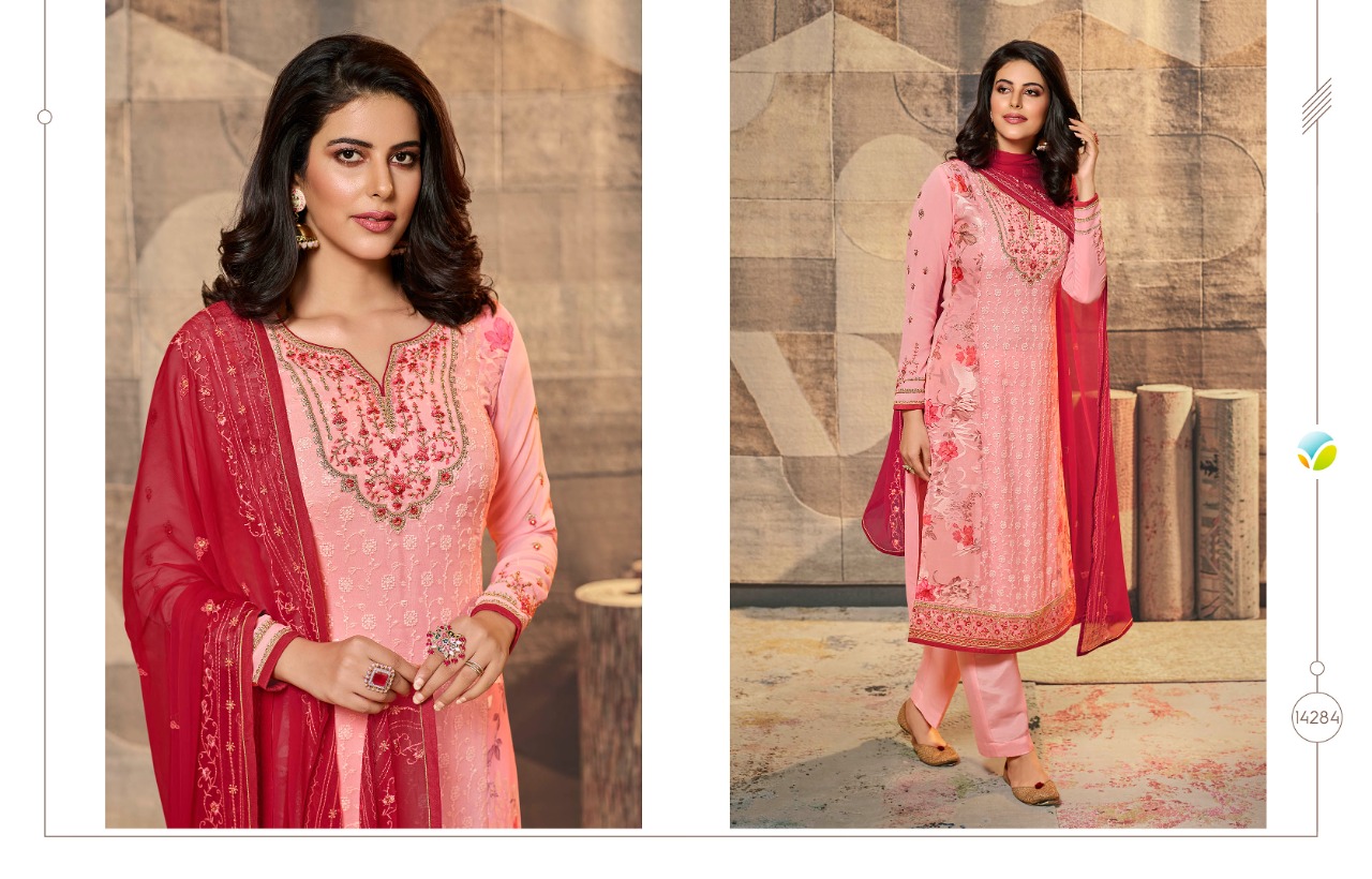 vinay fashion kaseesh excellence exclusive embroidary look salwar suit catalog