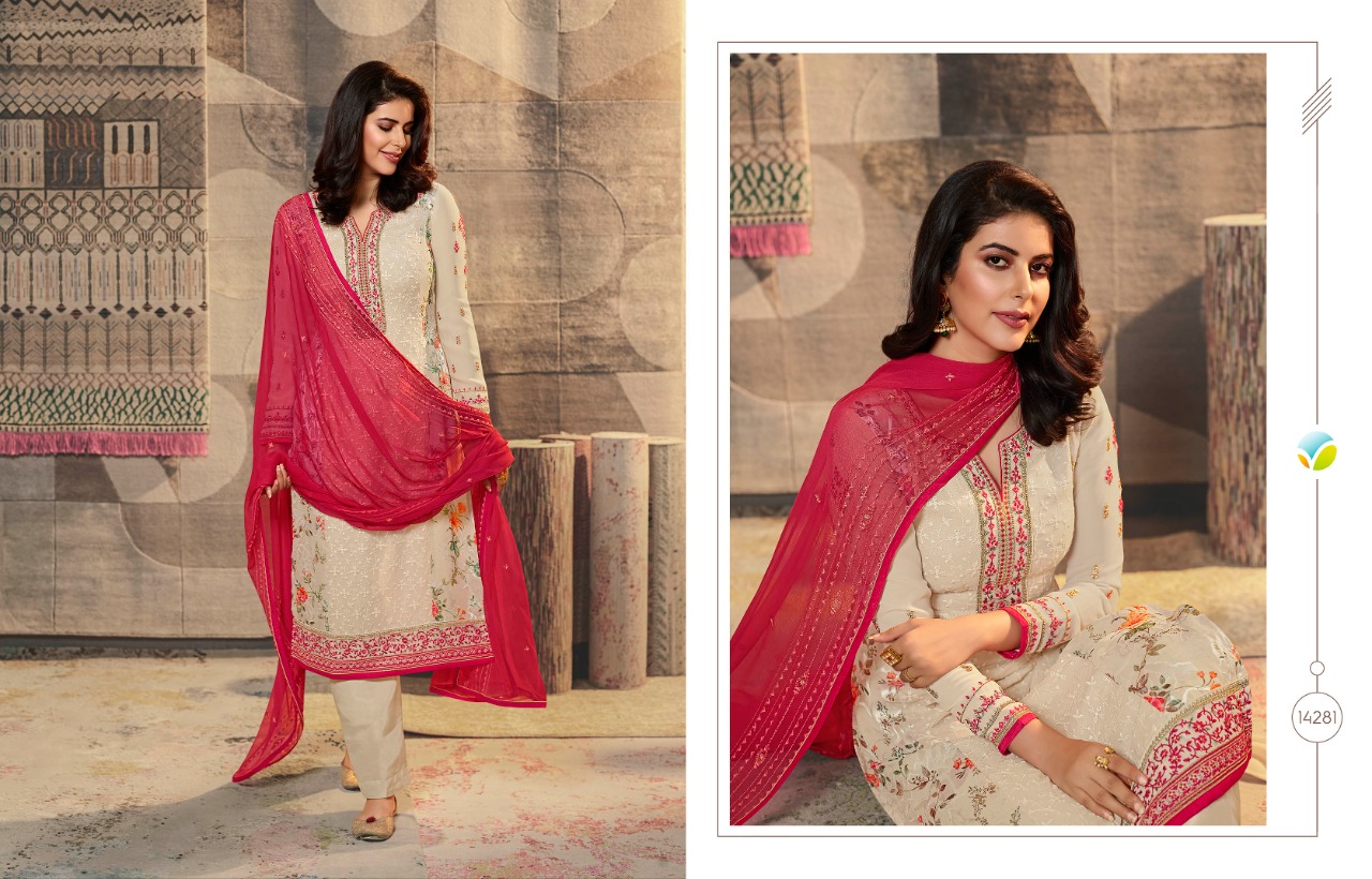 vinay fashion kaseesh excellence exclusive embroidary look salwar suit catalog