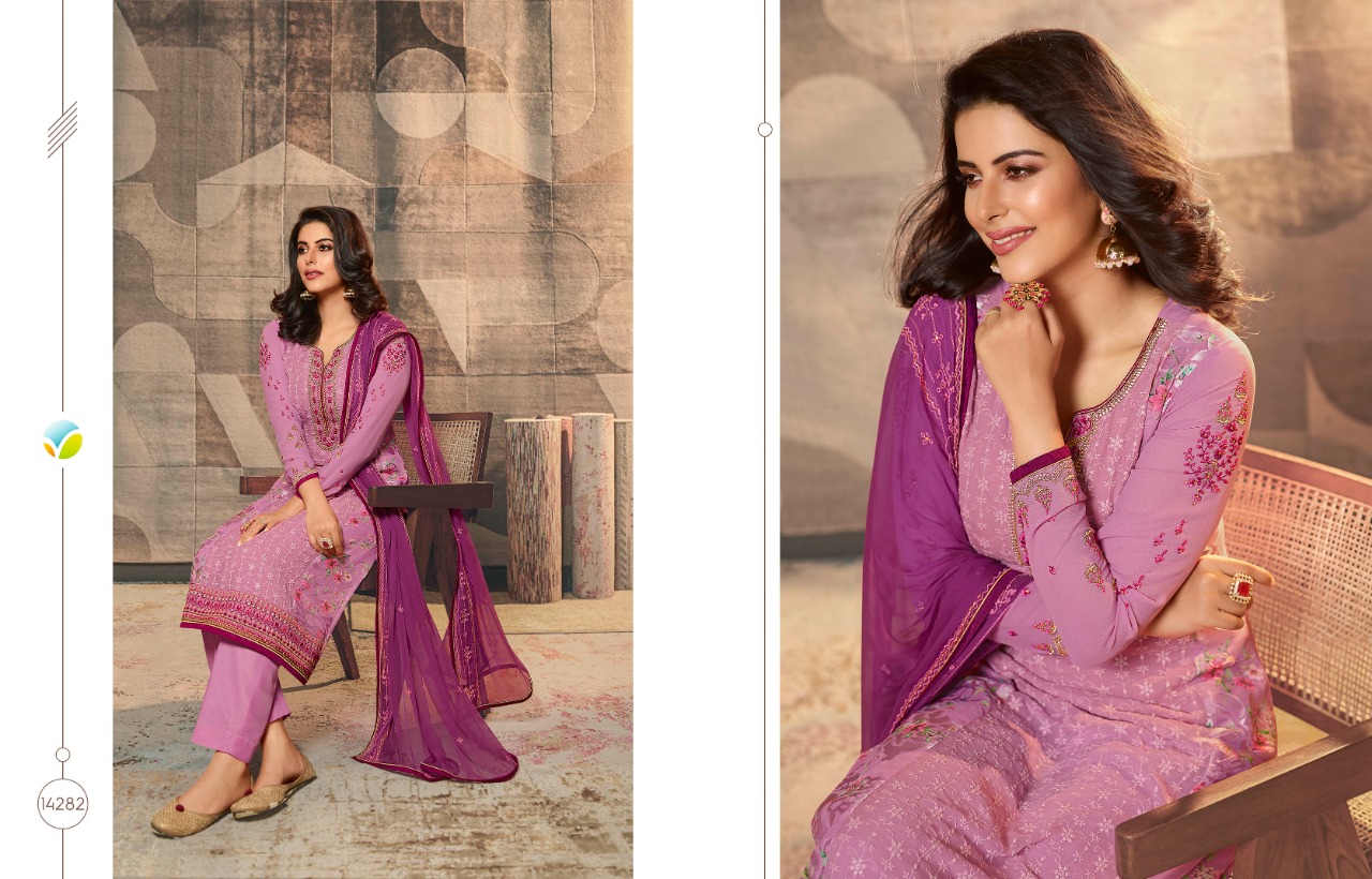 vinay fashion kaseesh excellence exclusive embroidary look salwar suit catalog