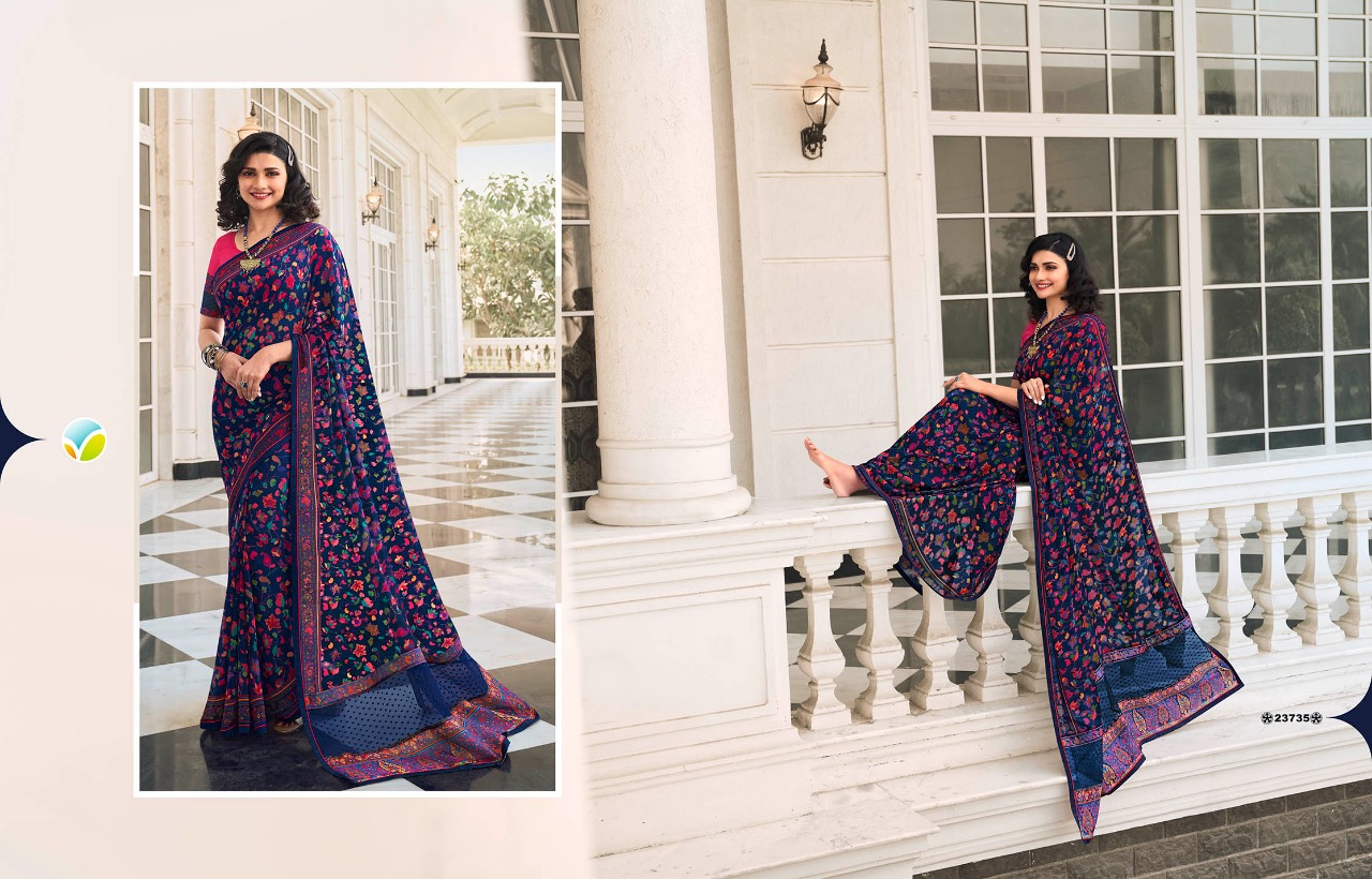 Vinay fashion sheesha starwalk 64 georgette exclusive print saree catalog