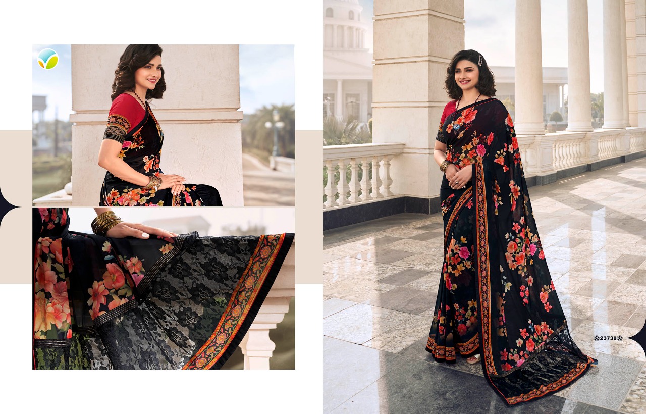 Vinay fashion sheesha starwalk 64 georgette exclusive print saree catalog