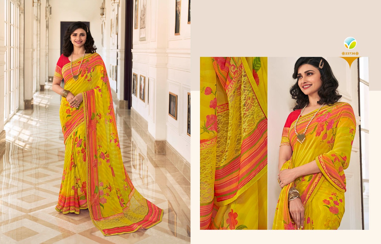 Vinay fashion sheesha starwalk 64 georgette exclusive print saree catalog