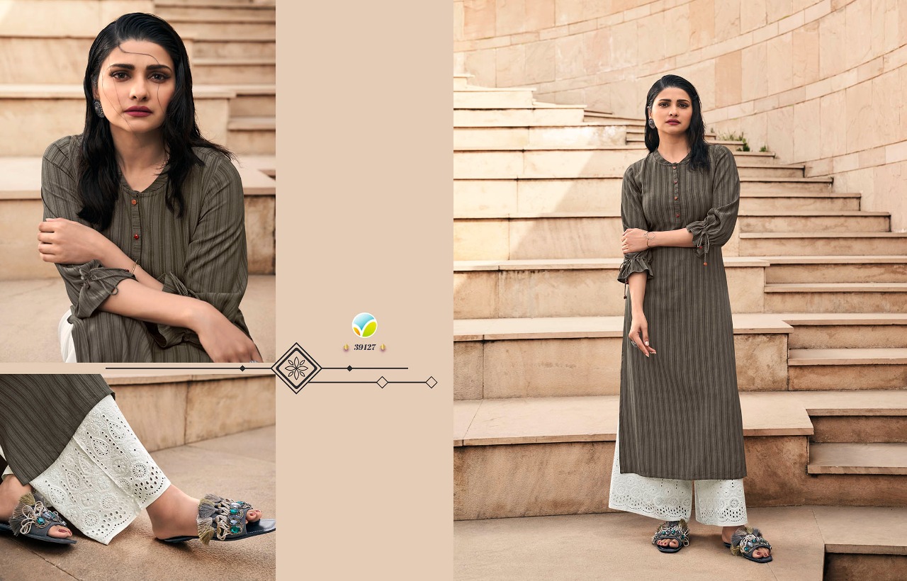 vinay fashion tumbaa magnet 4 rayon decent look kurti with plazzo catalog