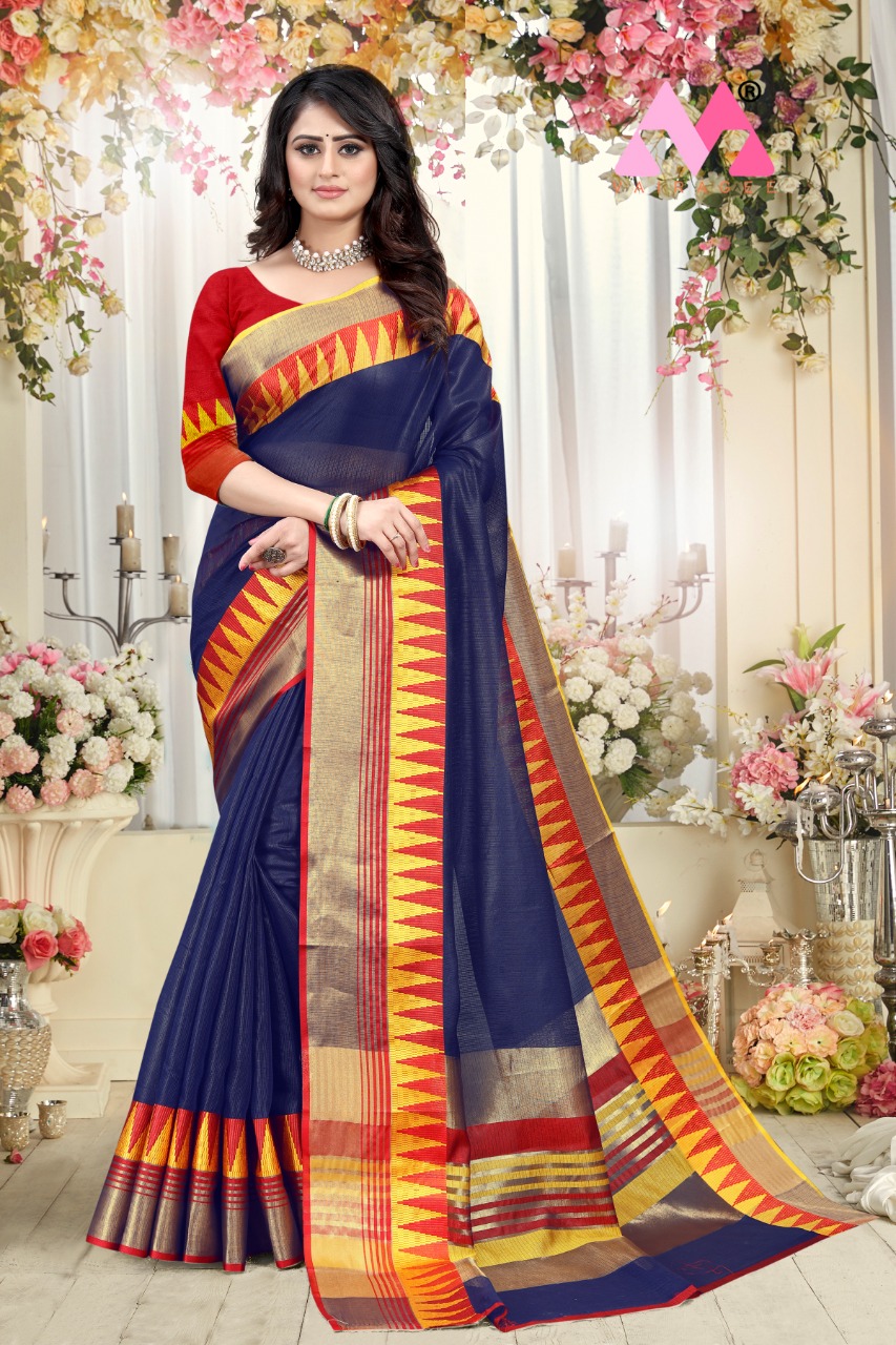 vivera internation loki 2 cotton decent look saree catalog