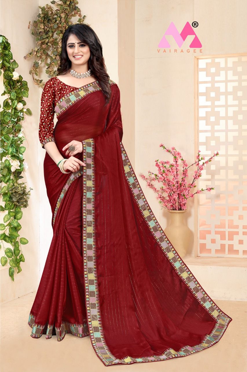 vivera internation madhvi chiffon catchy look saree catalog