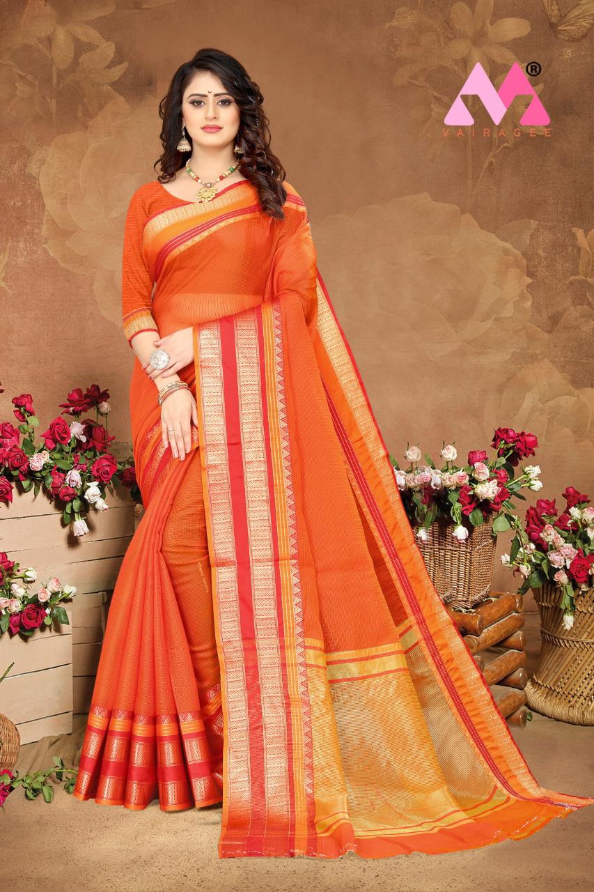 vivera international loki cotton graceful look saree catalog