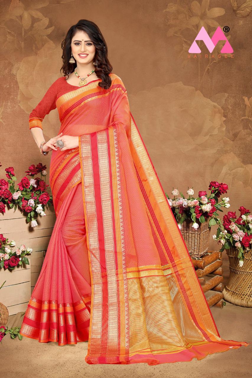 vivera international loki cotton graceful look saree catalog