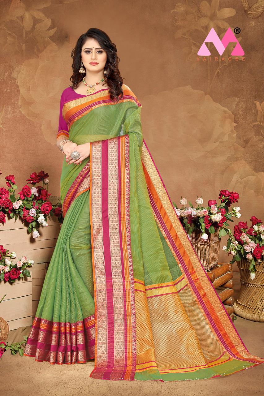 vivera international loki cotton graceful look saree catalog