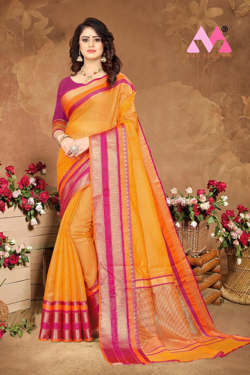 vivera international loki cotton graceful look saree catalog