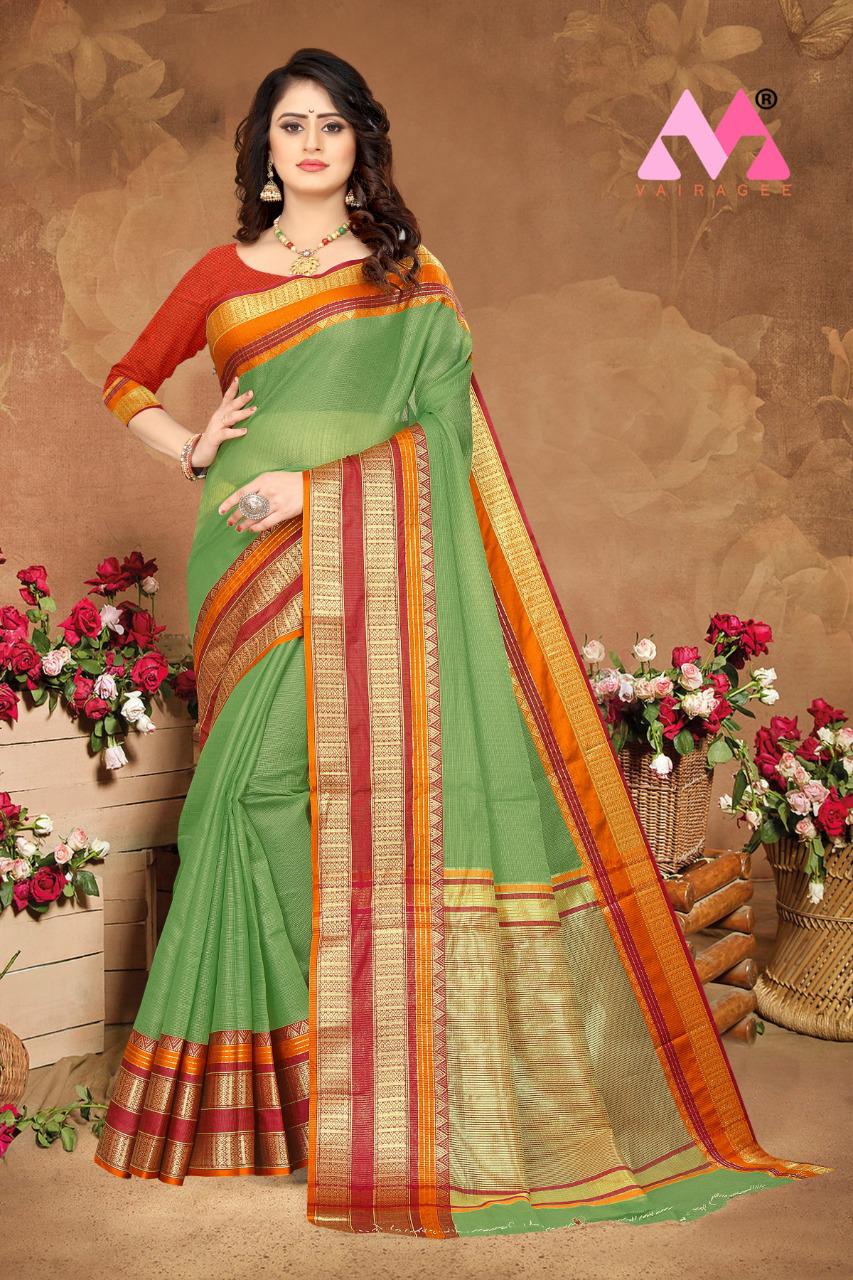 vivera international loki cotton graceful look saree catalog