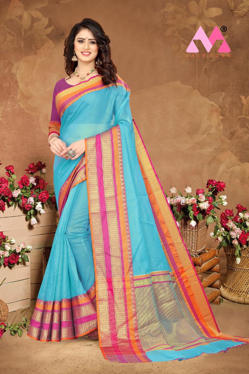 vivera international loki cotton graceful look saree catalog