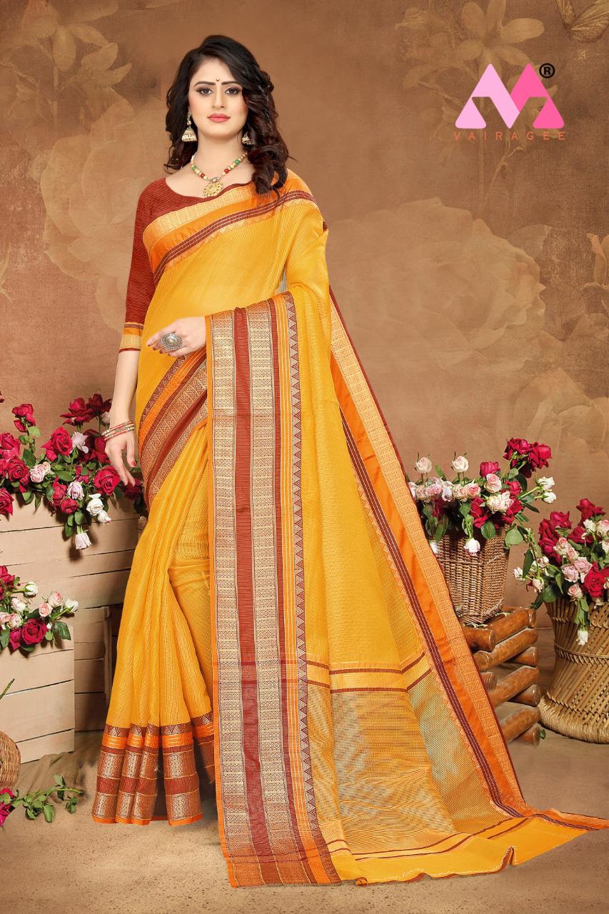 vivera international loki cotton graceful look saree catalog